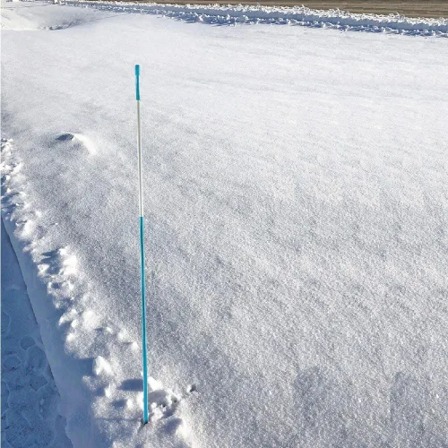 Miniatura 6 de The ROP Shop Paquete de 50 marcadores reflectantes azules de 48 pulgadas (5/16 pulgadas), estacas de nieve para entradas de nieve, estacionamientos