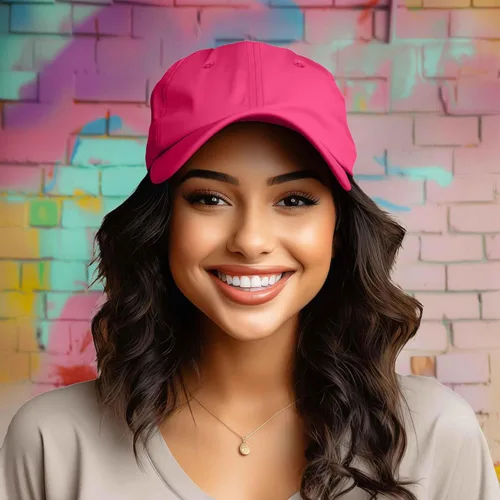 Miniatura 8 de DALIX Gorra de béisbol para papá, lisa, para hombre, mujer, algodón, ajustable, en blanco, sin estructurar, suave