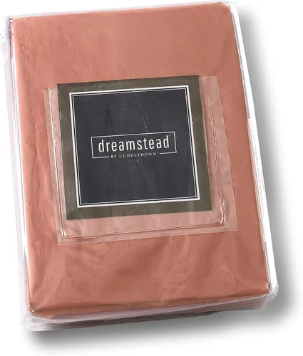 Miniatura 4 de Cuddledown Dreamstead - Juego de sábanas 100 % algodón, 300 hilos, tejido satinado de lujo, algodón peinado puro, suave, resistente a las arrugas