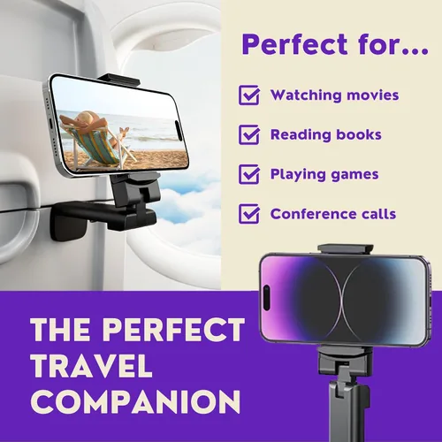Miniatura 4 de Phone Loops Soporte universal para teléfono manos libres, rotación 360, compacto y apto para viajes, adecuado para teléfonos inteligentes