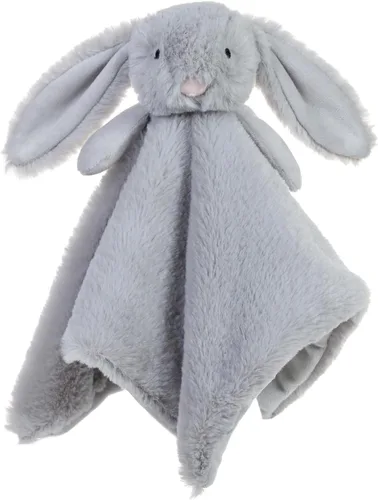 Miniatura 10 de Manta de felpa con animales de peluche de Apricot Lamb, conejo azul marino, manta de personaje para guardería de bebé, lujosa mantita acogedora