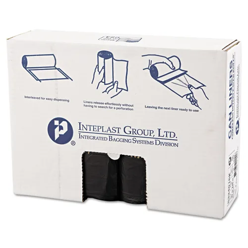 Miniatura 21 de Inteplast Group - Bolsas de basura comerciales de alta densidad, 60 L, 8 micrones, 61x83.8 cm, color negro, 50 bolsas/rollo, 20 rollos/cartón