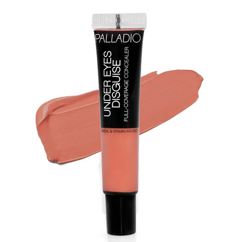Miniatura 10 de Palladio Corrector de cobertura completa - Fórmula cremosa para rostro y debajo de los ojos, disfraza ojeras, manchas, líneas finas, unifica el tono