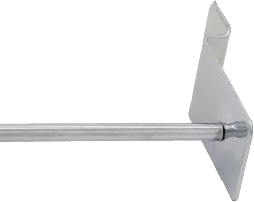 Miniatura 6 de Paquete de 6 ganchos Slatwall, ganchos resistentes para uso general, rejilla de metal de grado comercial, surtido de estanterías de almacenamiento