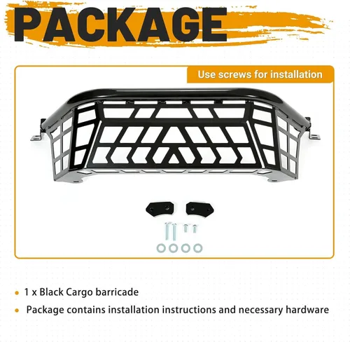 Miniatura 7 de KUAFU Barrera de Carga Compatible con Kawasaki Teryx KRX 1000 2020-2025 2023-2025 KRX4 1000 Estante de Equipaje Cierre de Portaequipajes de Acero