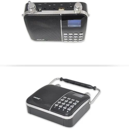 Miniatura 3 de Sistema de altavoces PA de radio portátil, máquina de karaoke portátil con banda de cintura con micrófono para auriculares, batería recargable