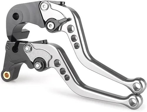 Miniatura 12 de motocicleta corto freno Palanca de embrague para KAWASAKI VERSYS 1000 2015 – 2016 Vulcan/S 650 cc 2015 – 2016 Versys (650CC) 2015 – 2016, Negro
