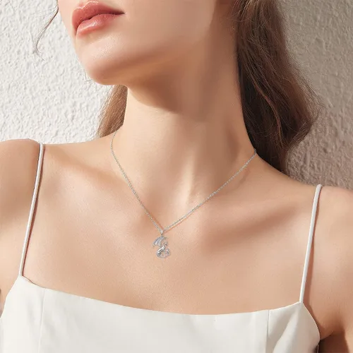 Miniatura 5 de MEIDERBO Regalos para el día de la madre, plata de ley 925, collar con colgante de animales para madre e hija, joyería para madre, hija, niño