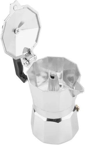 Miniatura 9 de TOPINCN Cafetera Italiana 1 taza para estufa, cafetera 1 taza para gran sabor fuerte olla italiana para hacer café 1 taza