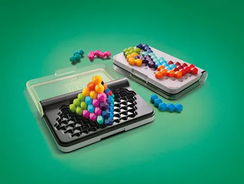 Miniatura 5 de SmartGames IQ Six Pro Juego de Viaje para Niños y Adultos, un Juego Cerebral de Desarrollo de Habilidades - Rompecabezas Mental para Edades de 8