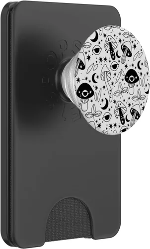 Miniatura 7 de PopSockets PopSockets intercambiables con diseño de flores de hongos tropicales retro