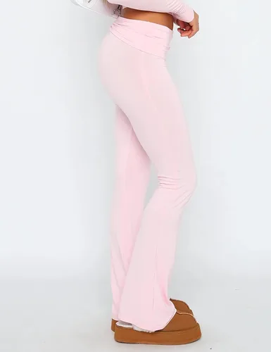 Miniatura 3 de KMBANGI Women Skinny Pants Low Rise Bootcut Stretchy Yoga Flare Pants Long Y2k Joggers Sweatpants Lounge Streetwear