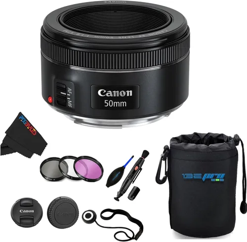 Miniatura 3 de Kit de dos lentes para retrato y viaje de Canon con lentes de 50 mm f/1.8 y 10-18 mm (Reacondicionado)