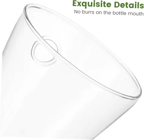 Miniatura 5 de Cabilock Pared para plantas de interior: Vidrio de terrario para colgar en la pared para arreglos florales Plantas Titulares Flores Florero