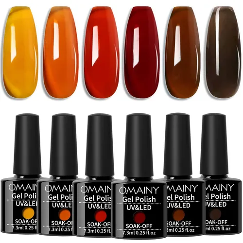 Miniatura 9 de Juego de esmalte de uñas en gel - Juego de esmalte de uñas con cambio de color en gel Púrpura Azul Rosa Rojo Lavanda Viento Rojo Negro con cambio