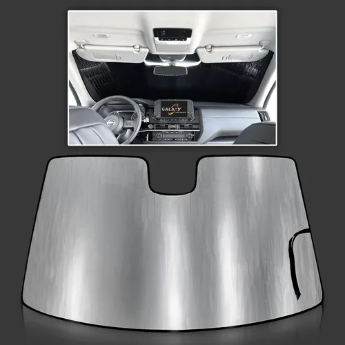 Miniatura 10 de GalaxyAutoShield - Parasol de ajuste personalizado para Nissan Pathfinder 2022, 2023, 2024, 2025, 2026, 2026, 2022, 2026, accesorios de privacidad
