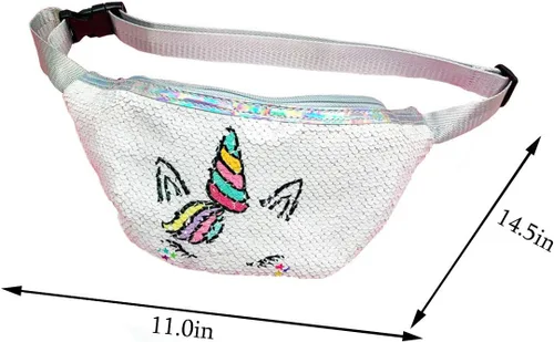 Miniatura 7 de Unicorn - Cinturón de lentejuelas con purpurina para mujer
