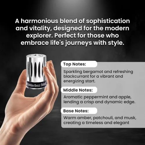 Miniatura 5 de Mercedes Benz Select - Mini Eau de Toilette para hombre - Fragancia de larga duración para hombre con notas de bergamota y almizcle - Colonia