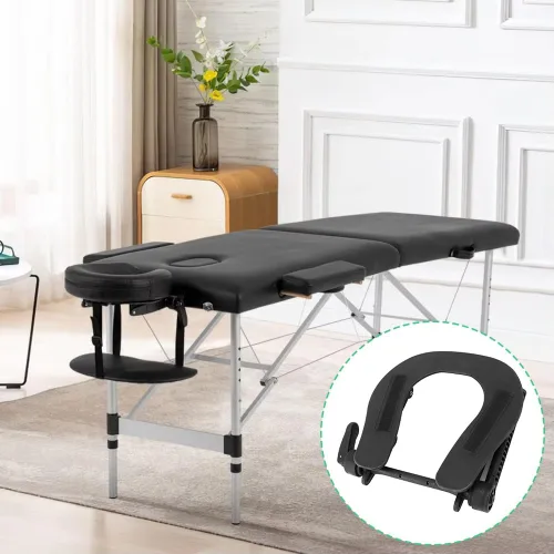 Miniatura 3 de Reposacabezas para mesa de masaje, cojín de espuma suave Cojín de espuma suave ajustable que soporta el posicionamiento del cuello en mesas