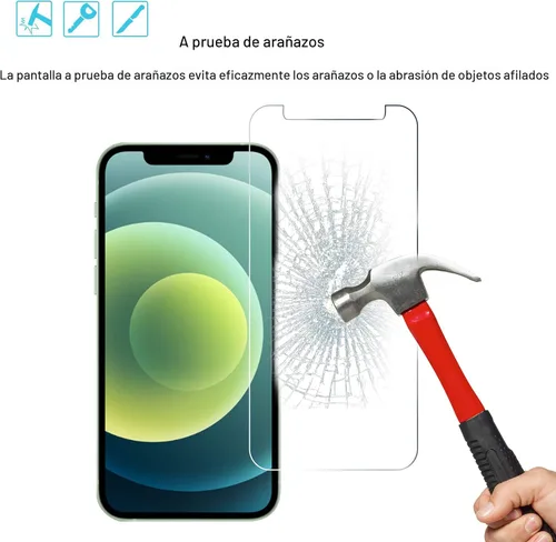 Miniatura 3 de Ailun Protector de pantalla para iPhone 12 / iPhone 12 Pro 2020 de 6.1 pulgadas, 3 unidades, vidrio templado compatible con fundas