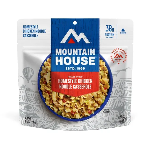 Miniatura 6 de Mountain House Lasaña de carne Alimentos liofilizados para acampar, 4 porciones, vida útil de 30 años, paquete de 2