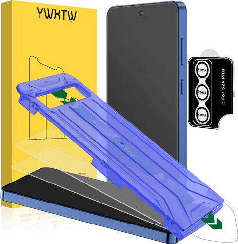 Miniatura 12 de YWXTW EZ Unlock - Protector de pantalla de privacidad para Samsung Galaxy S25 Plus, soporte de huellas dactilares ultrasónico 0.01S, no de vidrio