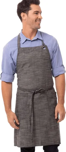 Miniatura 8 de Chef Works Delantal con pechera unisex Corvallis