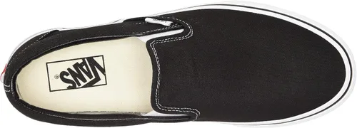 Miniatura 2 de VANS Zapatos clásicos unisex sin cordones, Negro, 7 Women7 Men