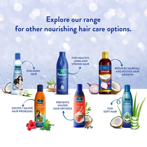 Miniatura 8 de Parachute Advansed Aceite capilar de jazmín con vitamina E Para la nutrición del cuero cabelludo Cabello más fuerte, suave y sedoso No