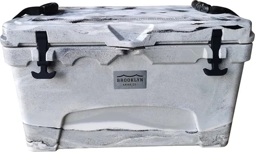 Miniatura 11 de BKC Enfriador aislado rotomoldeado de 20L/45L, enfriador de hielo de 3 días, hielera ideal para pesca, canotaje, barbacoa, camping, pincnic y otras