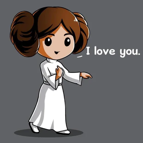 Miniatura 2 de TeeTurtle Camiseta estándar de Star Wars I Know