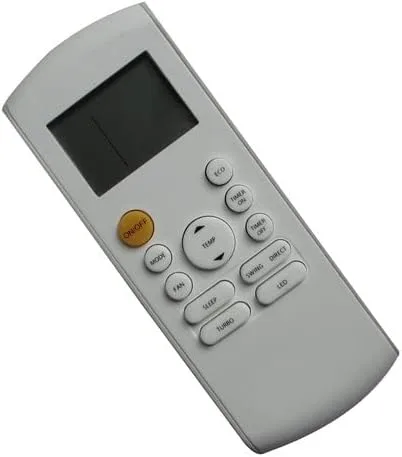 Mando a distancia para Ocean Breeze OBZ-08NPE OBZ-12NPE OBZ-14NPE e Insignia NS-AC06PWH1 NS-AC07PWH1 NS-AC08PWH1 y comfee MPPH-09CRN7 aire