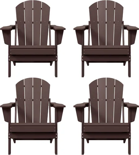 Miniatura 39 de HDPE Laguna - Silla plegable de polietileno Adirondack (juego de 2), turquesa