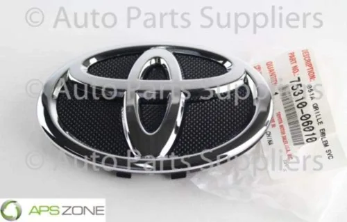 Miniatura 2 de Conjunto de emblema de radiador Toyota (75310-06010) original