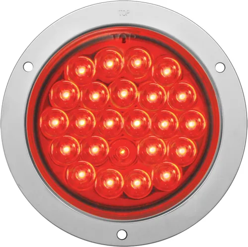 Miniatura 12 de GG Grand General 78244 Luz LED roja/transparente (4" Pearl Ss aro y cable, lente)