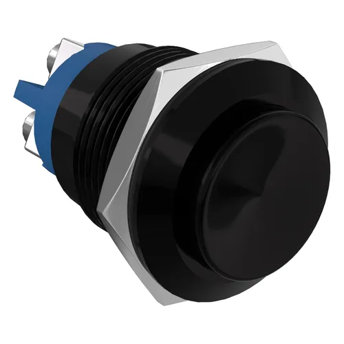 Miniatura 14 de STARELO 16 mm 5/8" Interruptor de botón momentáneo redondo alto 250 V de CA 5 A 12 V 36 V de CC 2 A 1NO SPST impermeable con carcasa de aluminio