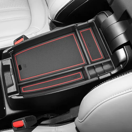 Miniatura 8 de SHAOHAO para Ford Maverick 2024 2025 Organizador de Consola Central, Compatible con Accesorios Ford Maverick 2022 2023 2024 2025 XL, XLT, Lariat
