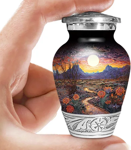 Miniatura 21 de Loving Tribute - Urna de cremación de colibrí para cenizas humanas adultas, gran monumento funerario hecho a mano para recordar a tus seres queridos