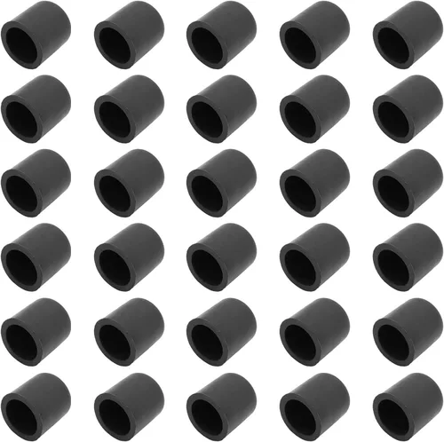 30 piezas de silicona RCA puerto anti-polvo tapón tapa cubierta protector de enchufe para escritorios, amplificadores, DVD, TV, etc., color negro