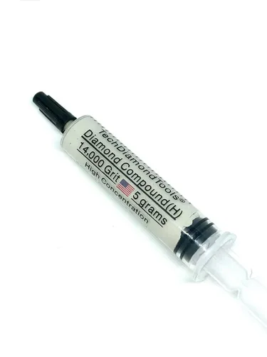Miniatura 2 de TechDiamondTools - Pasta de pulido compuesto de diamante, grano de 14,000, 0-1 micrones para mármol, vidrio, metal, joyería, resina, plata, cromo