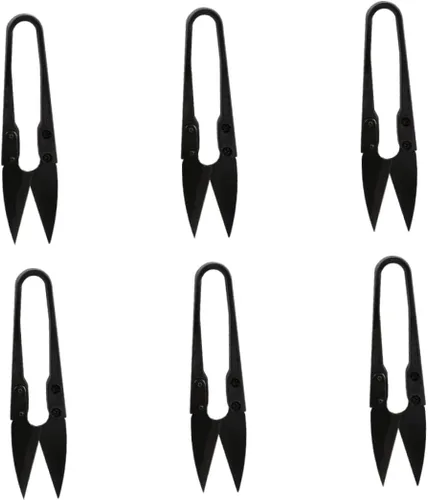 Miniatura 6 de EXCEART 12 piezas de bordado de cruz - Tijera de hilo pequeño Tijera de tijera para dar forma a la tela Tijera de hilo Clipper Tijeras de hilo