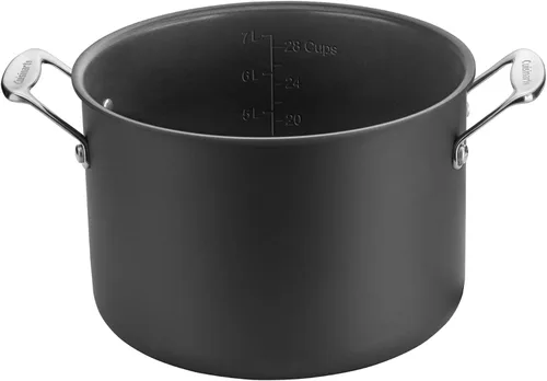 Miniatura 3 de Cuisinart Chef's Classic PURELYCERAMIC™ Olla antiadherente sin PFAS anodizada dura de 8 cuartos con tapa, 666C-24