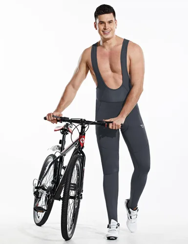 Miniatura 5 de BALEAF Pantalones de ciclismo de invierno para hombre, con acolchado 4D, térmicas, resistentes al agua, para ciclismo, para clima frío, bolsillos