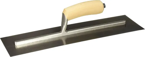 Kraft Tool DW516SS - Paleta para paneles de yeso de acero inoxidable con mango de madera recta, 16 x 4-1/2 pulgadas