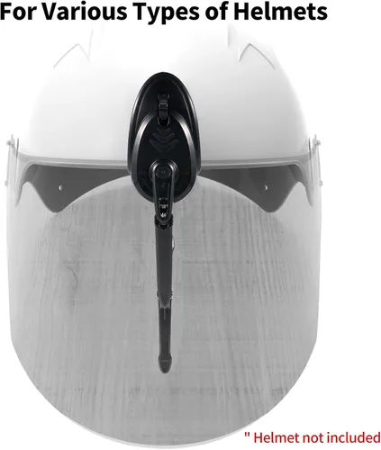 Miniatura 6 de Shkalacar Limpiaparabrisas para casco de motocicleta, 2 W, impermeable, USB, para casco de motocicleta, mini limpiaparabrisas eléctrico