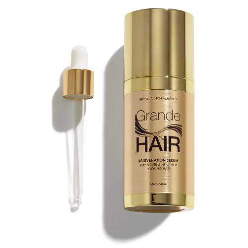 Miniatura 9 de Grande Cosmetics GrandeHAIR - Suero potenciador del cabello para hombres y mujeres, promueve el grosor en el cabello fino, seguro para cabello teñido