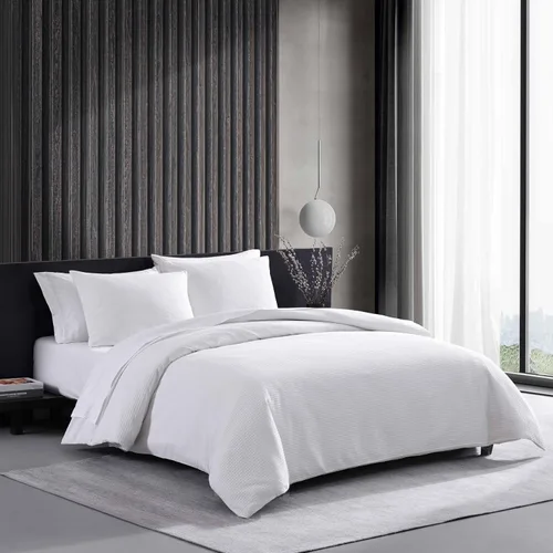 Miniatura 2 de Vera Wang - Juego de funda de edredón tamaño Queen, ropa de cama de algodón suave con fundas de almohada a juego, cierre de botón y lazos interiores