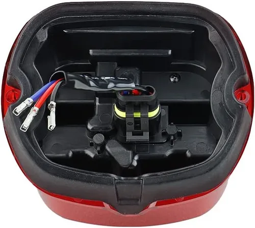 Miniatura 7 de Luz trasera LED roja parpadeante para motocicleta, mejora de luces traseras HD para Harley Dyna Road King Electra Glide Street Bob Touring, piezas