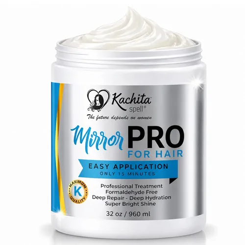 Miniatura 11 de Kachita Spell MirrorPRO - Mascarilla capilar para cabello seco dañado, tratamiento intensivo de reparación capilar, mascarilla hidratante