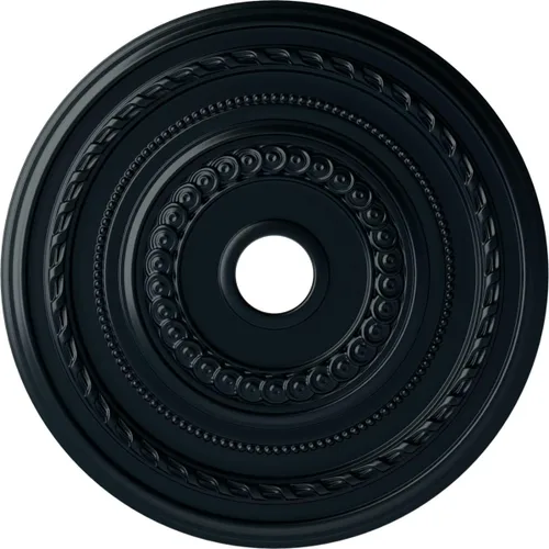 Miniatura 54 de Ekena Millwork CM25COFCS Cole Medallón de Techo, 25 3/8"OD x 3 3/8"ID x 1 3/8"P, pintado a mano Flash Cobre